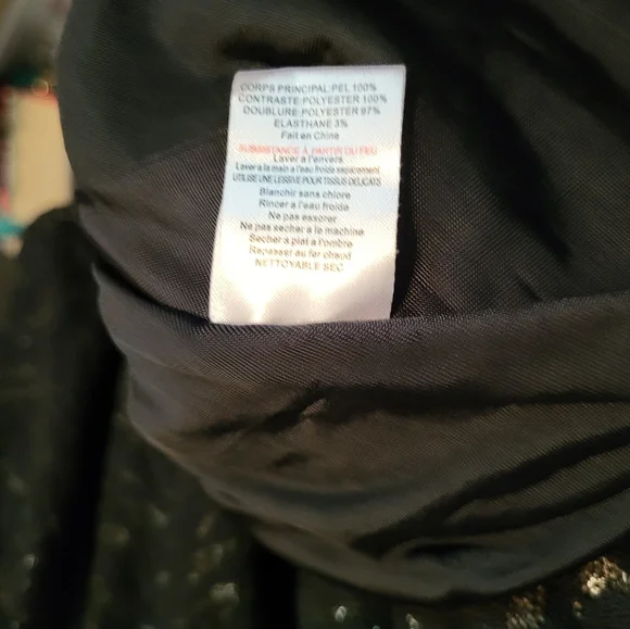 🩷 3/$15 Hunts No More Zebra Sequin Mini Dress, Medium, Like New - Picture 8 of 9